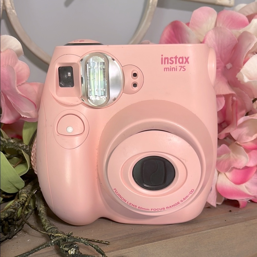 Instax Mini 75 Pink Fujinon Lens Camera with Unopened Film